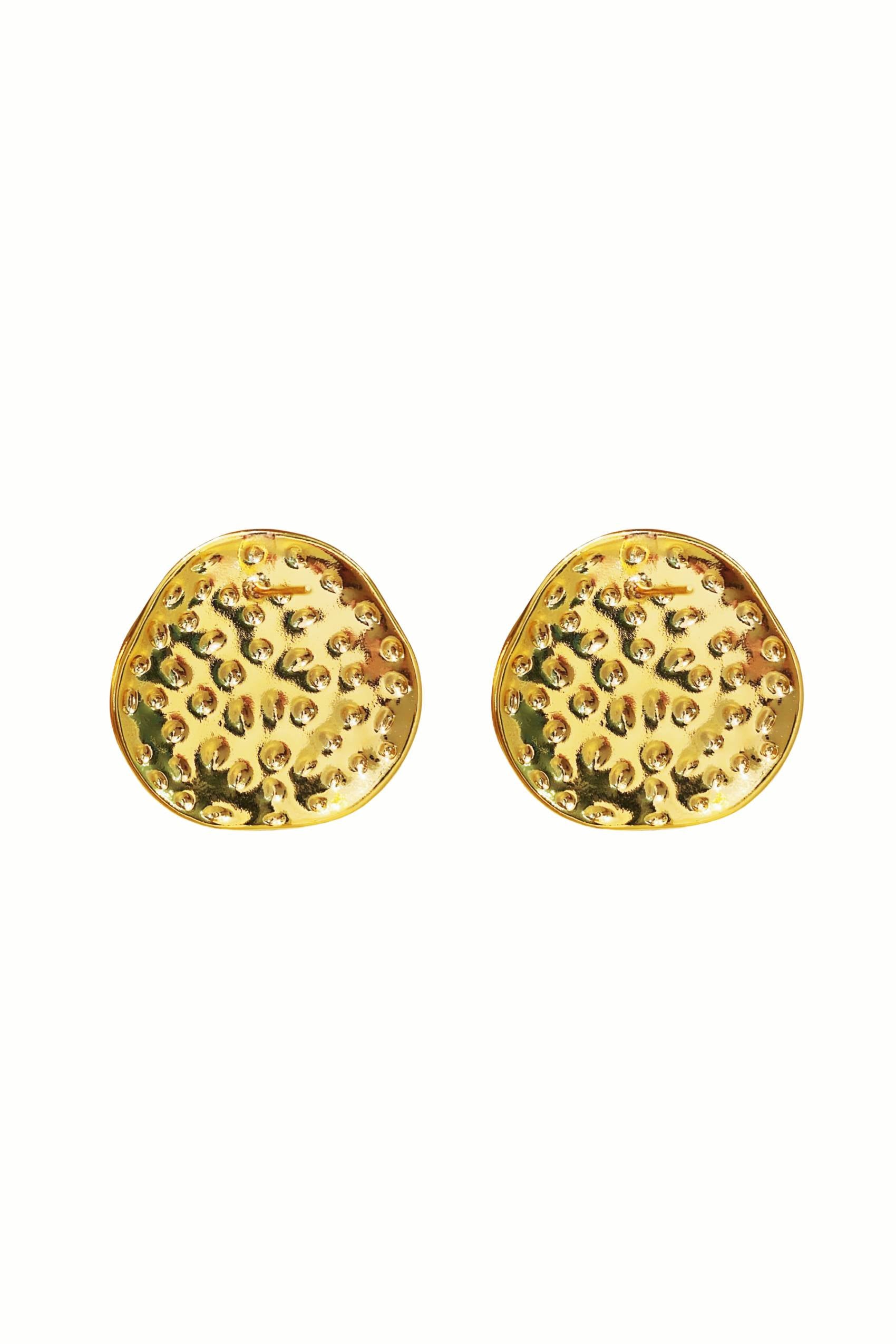 Irregular Edge Pearl Earrings