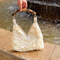 Beige Handbag