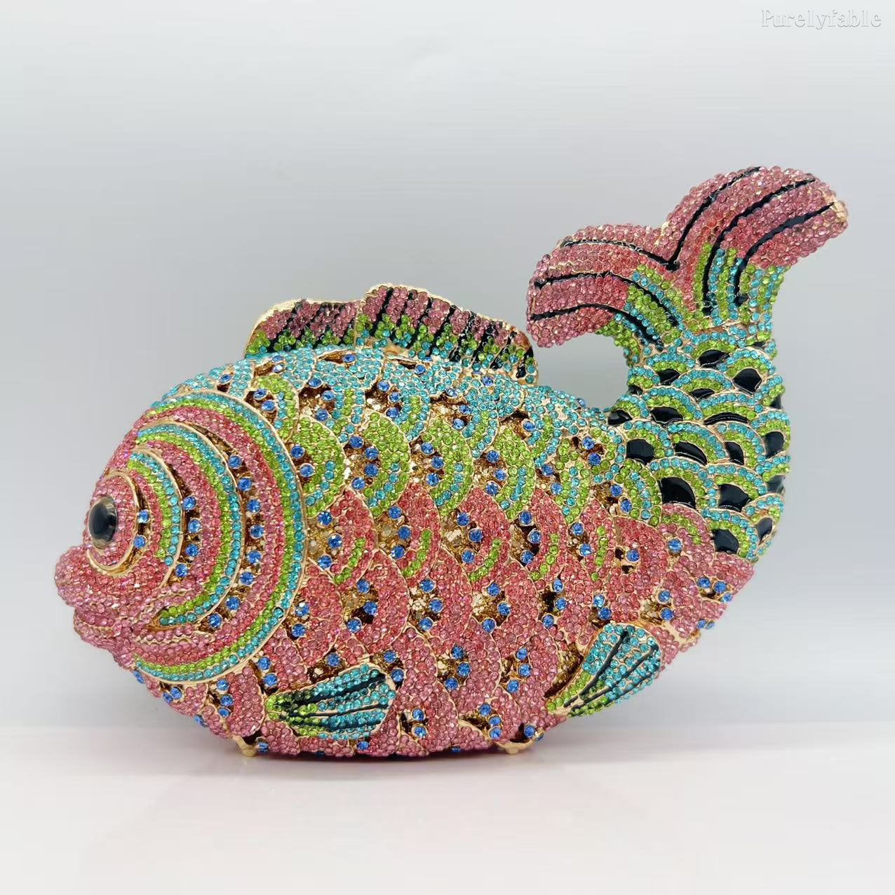 Blue Pink Carp Dinner Bag