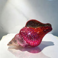 Wine Red Colored Conch Handbag