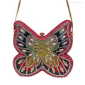 Pink Butterfly Shaped Dinner Bag