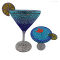 Royal Blue High Footed Cup Banquet Bag