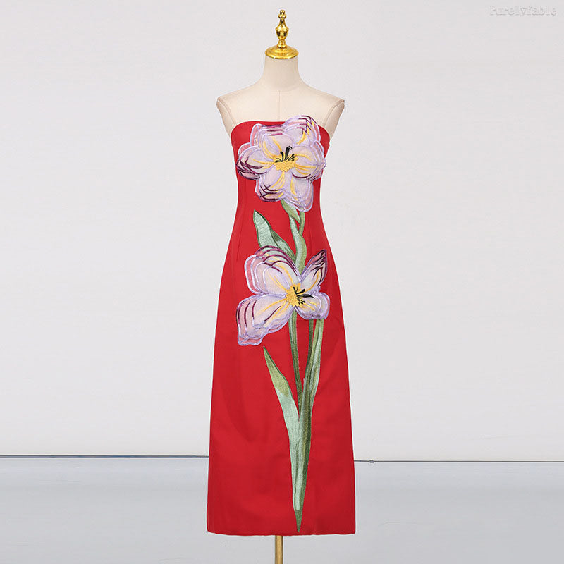 Elina's European-style elegant design dress