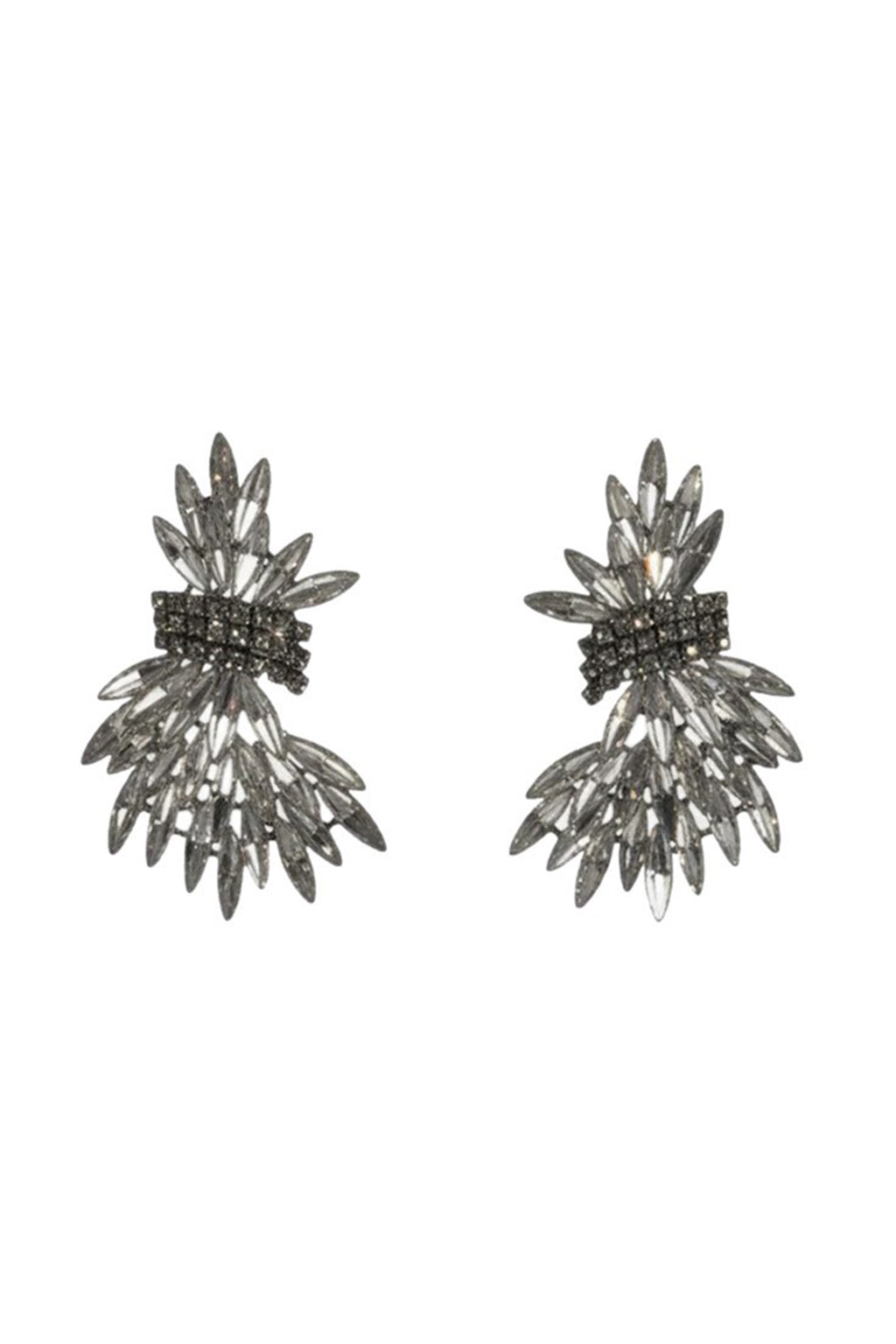 Faux Diamond Irregular Shape Stud Earrings