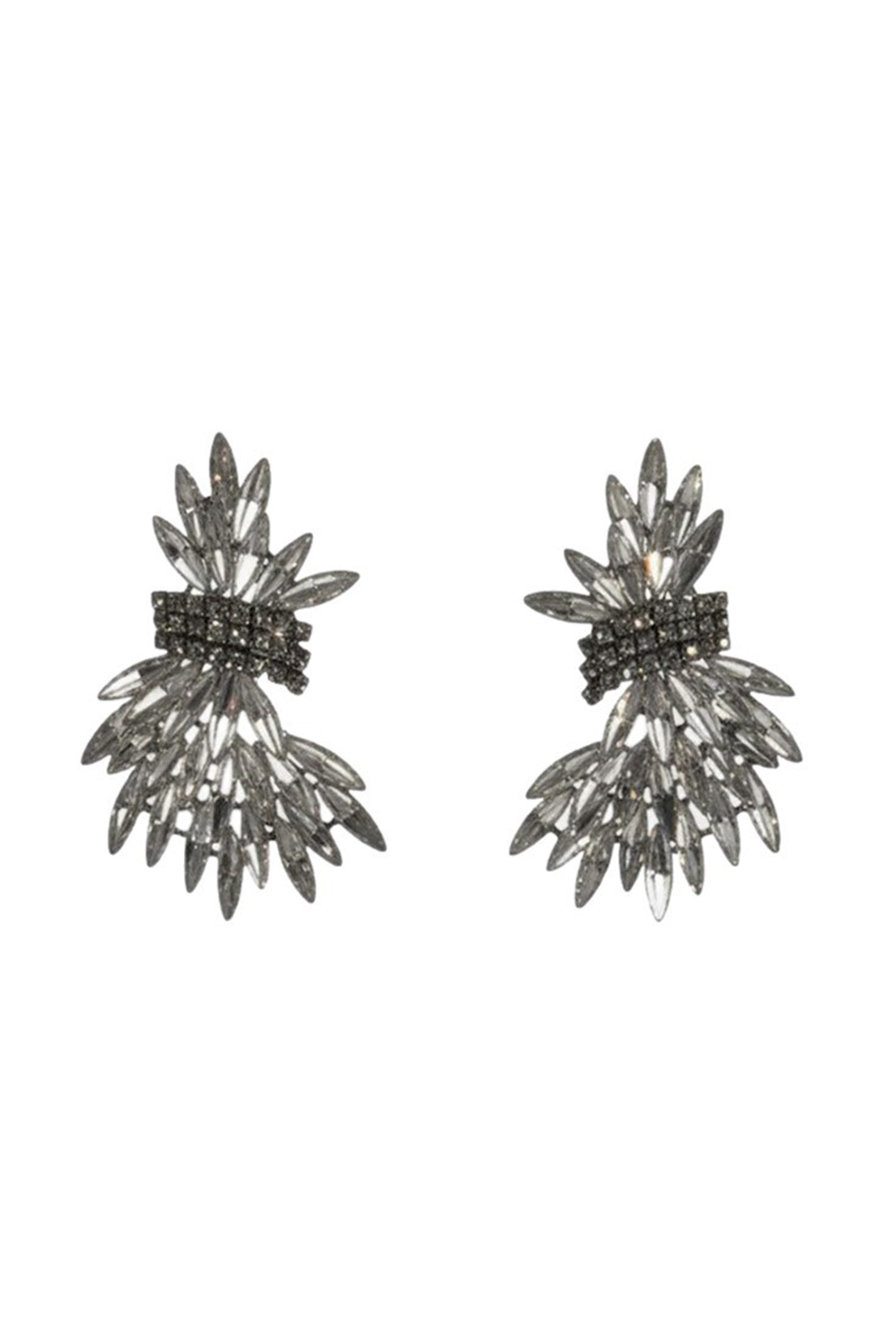 Faux Diamond Irregular Shape Stud Earrings