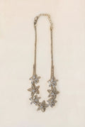 Crystal Floral Statement Necklace