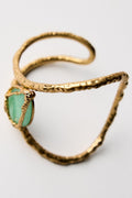 Gemstones Textured Bracelet