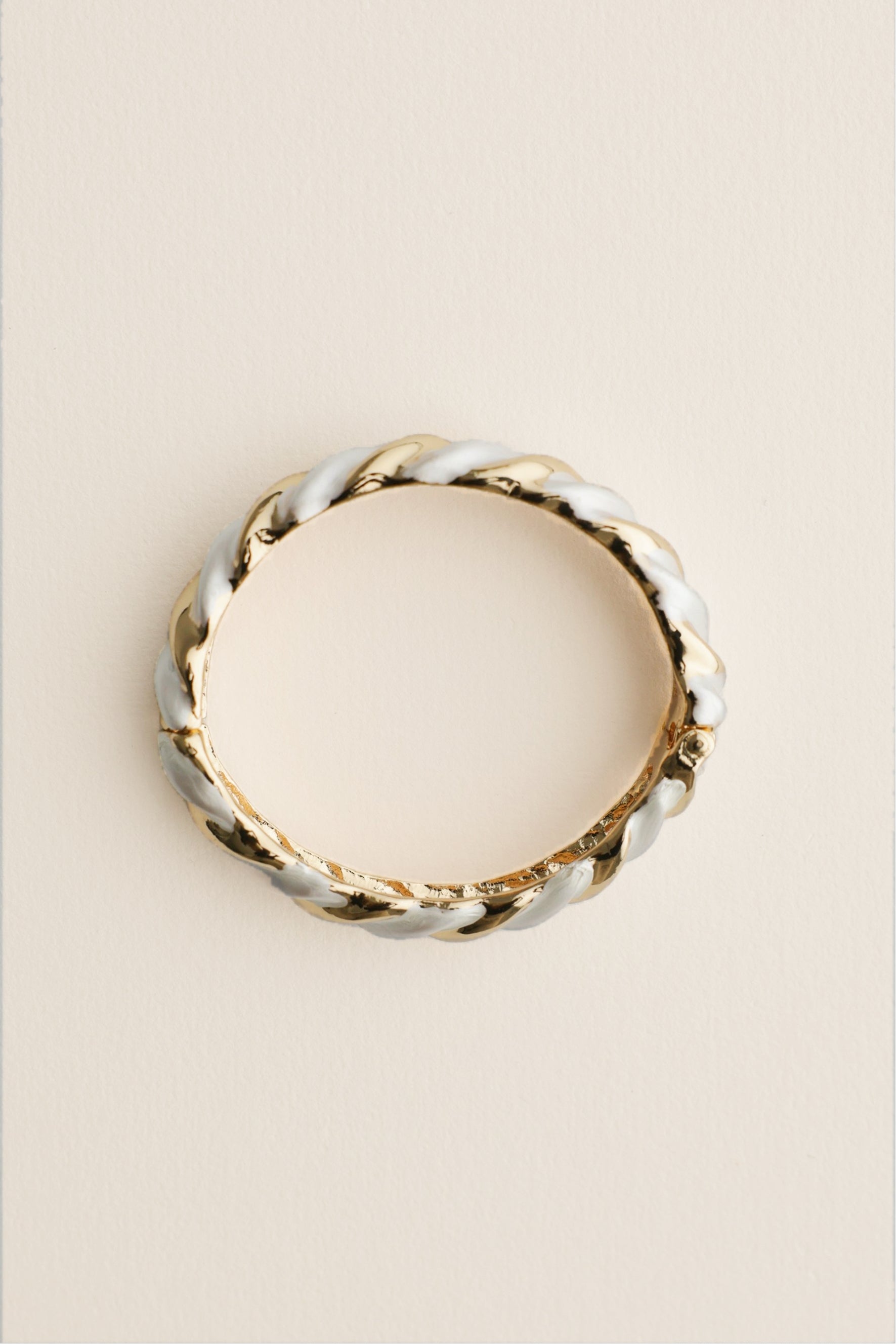 Twisted Mixed-metal Bracelet