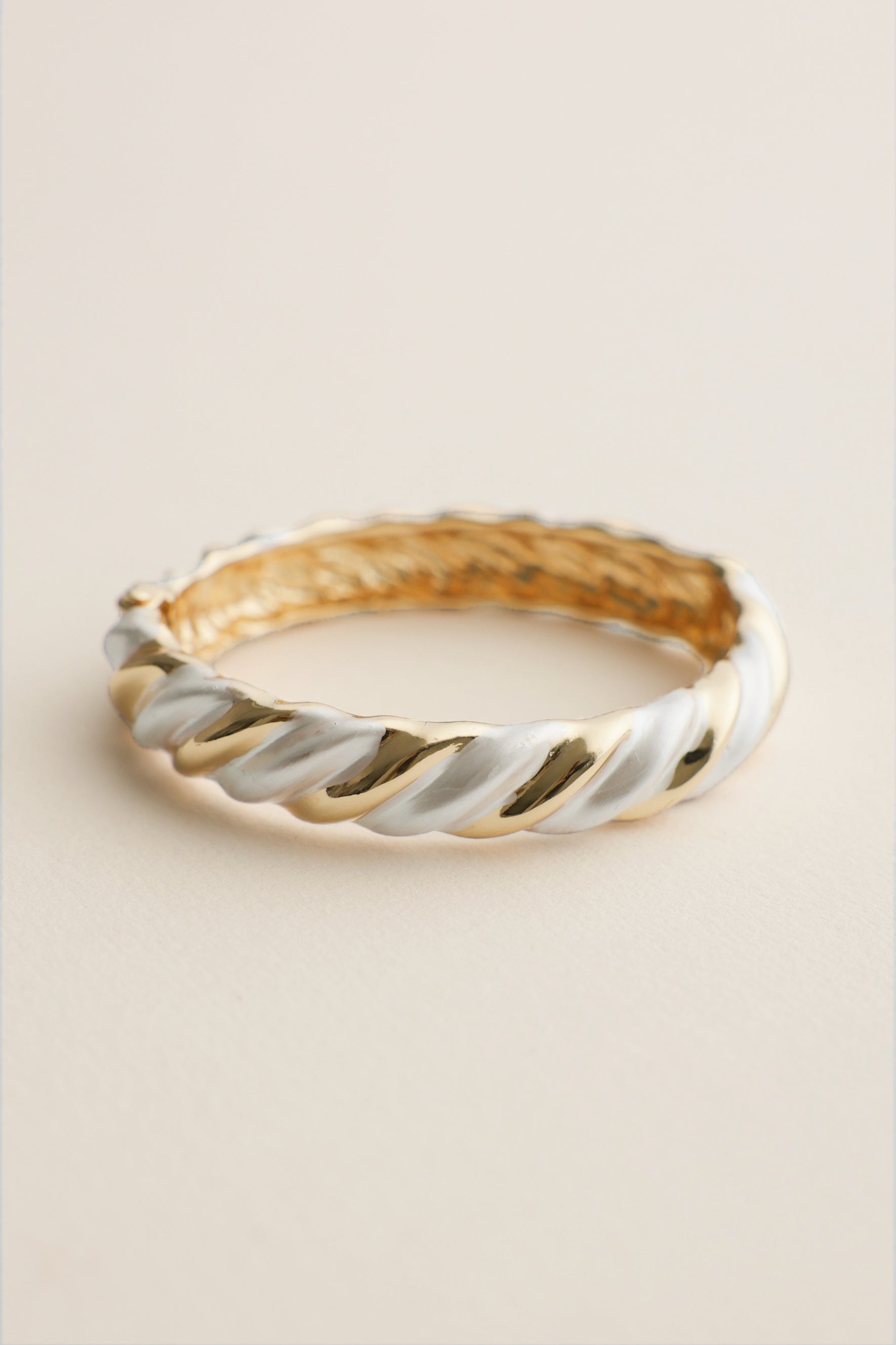 Twisted Mixed-metal Bracelet