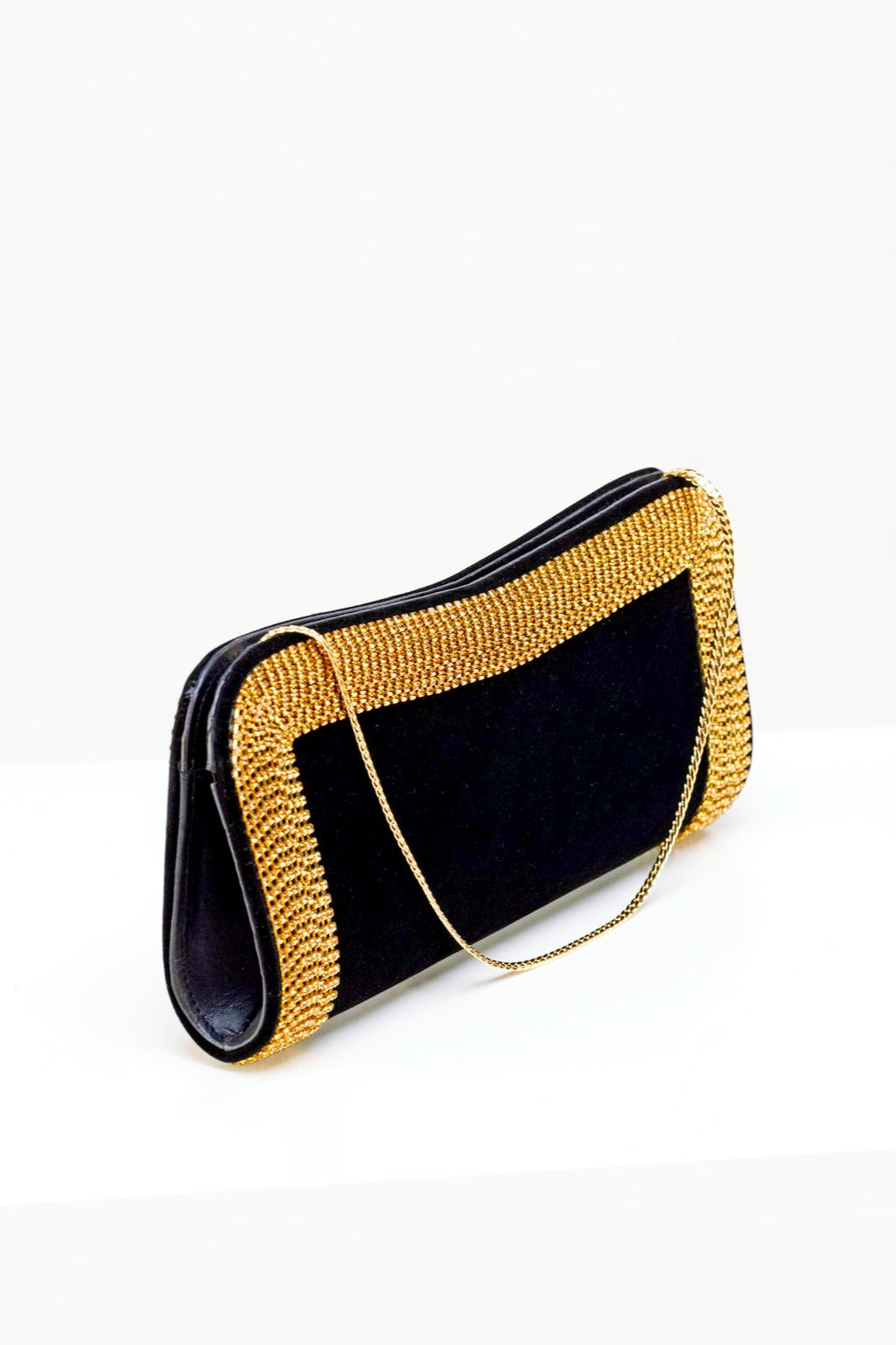 Kama Diamond Trimmed Handbag