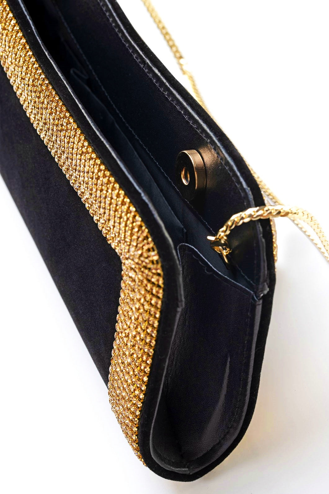 Kama Diamond Trimmed Handbag