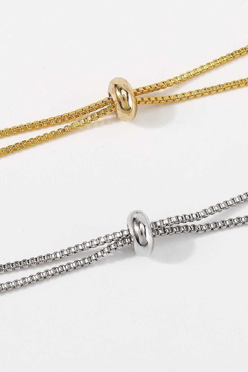 Textured Gingkgo Leaf Necklace